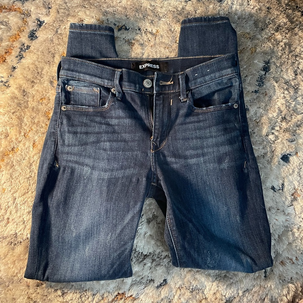 Express denim pants